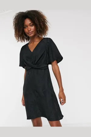 Y.A.S Y.A.S knot front midi dress