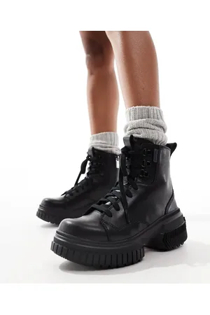 sorel ONA AVE WP waterproof lace up leather boots in