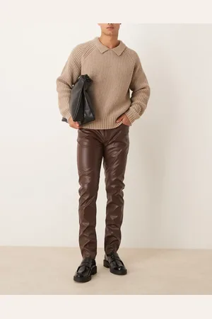 ASOS Skinny faux leather pants in