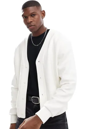 ASOS Oversized textured cardigan in neutral