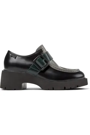 Camper Twins Zapatos casuales Mujer NegroGrisVerde talla 41 Piel lisa