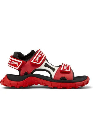 Camper Drift Trail Sandal Sandalias Mujer RojoNegroBlanco /Piel Lisa