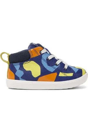 Camper Twins Botas AzulAmarilloNaranja Piel lisa