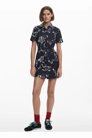Desigual Vestido corto estampado - - S