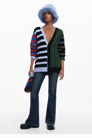 Desigual Cárdigan punto rayas - - XL