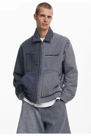 Desigual Chaqueta estructurada rayas - - L
