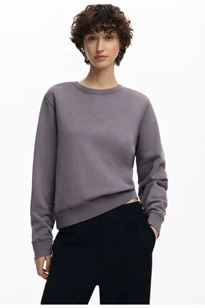 Desigual Sudadera logo strass - - M