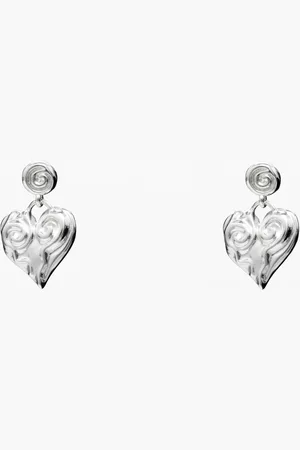 Desigual Pendientes corazón baño plata Zalio - - U