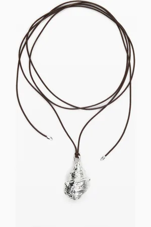Desigual Colgante cordón caracola baño plata Zalio - - U
