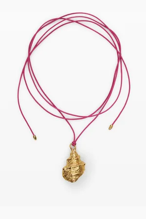Desigual Colgante cordón caracola baño oro Zalio - - U