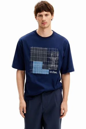 Desigual Camiseta patch central - - S