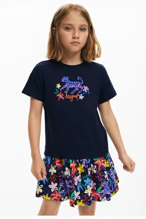 Desigual Vestido corto estampado - - 9/10