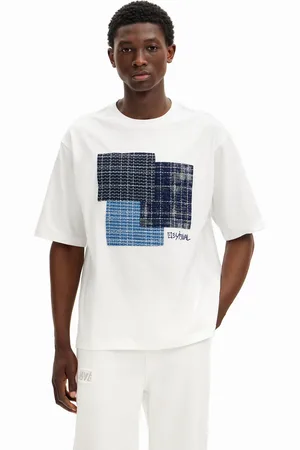 Desigual Camiseta patch central - - L