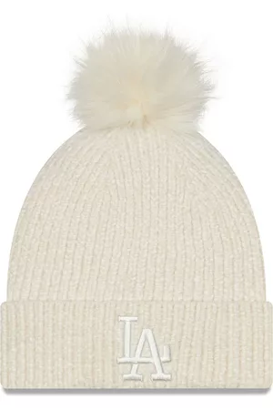 New Era Los Angeles Dodgers Chenille Bobble Beanie Hombre