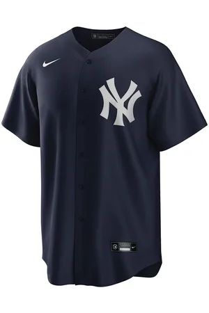 Nike Camiseta Manga Corta MLB New York Yankees Official Road Gris