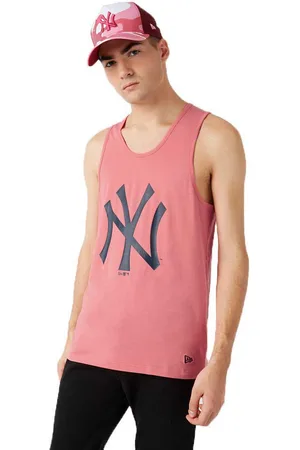 New era MLB Dip Dye Los Angeles Dodgers Sleeveless T-Shirt Pink