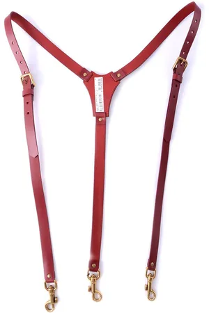 Cinturones y Tirantes de color rojo para hombre en rebajas