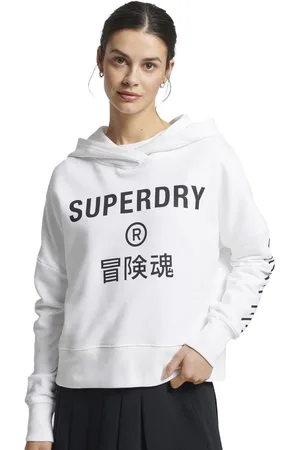 Sudadera con capucha Superdry Core Sport Crop mujer