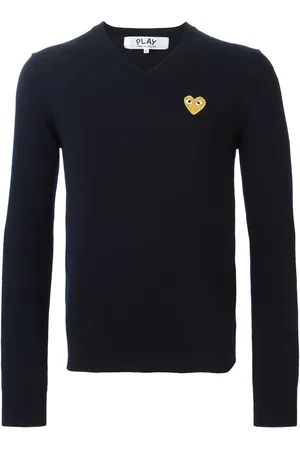 Comme des Garçons Suéter con corazón bordado