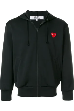 Comme des Garçons Hoodie con logo de corazón