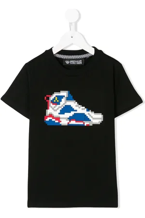 MOSTLY HEARD RARELY SEEN Playera con estampado pixelado de tenis