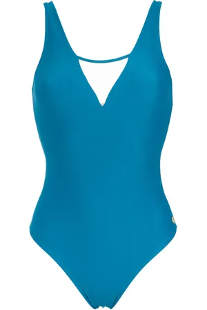 Brigitte Traje de baño con panel de tul