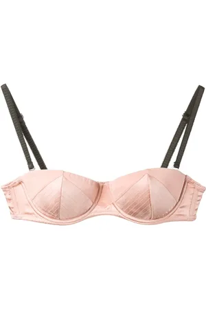 FLEUR DU MAL Brasier convertible con detalle de costuras
