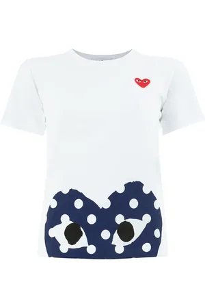 Comme des Garçons Heart print T-shirt