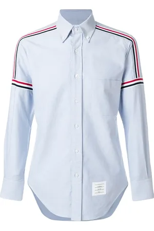 Thom Browne Rwb Elastic Stripe Oxford Shirt