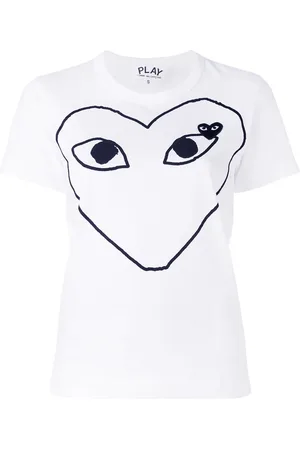 Comme des Garçons Printed heart T-shirt
