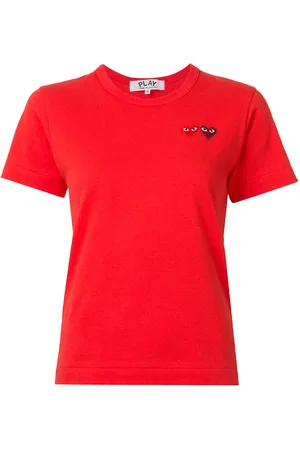 Comme des Garçons Embroidered heart T-shirt