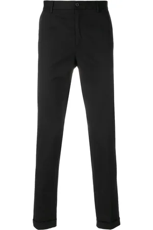 Dolce & Gabbana Pantalones chinos con etiqueta del logo