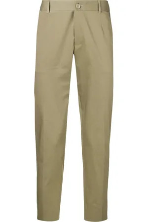 Dolce & Gabbana Pantalones chinos con etiqueta del logo