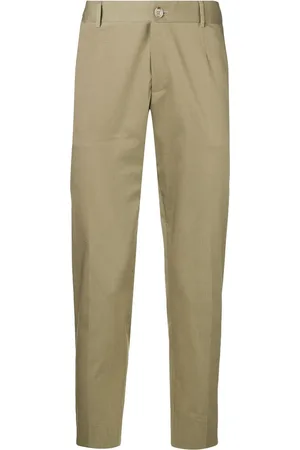 Dolce & Gabbana Pantalones chinos con etiqueta del logo