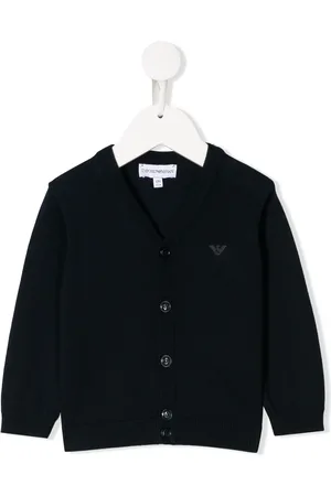 Emporio Armani Cárdigan con logo estampado