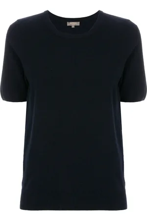 N.PEAL Playera con cuello redondo