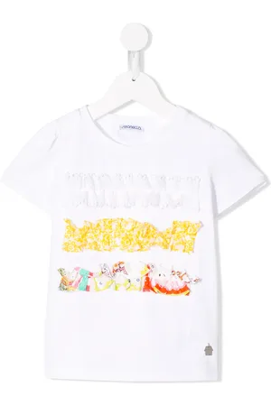 Simonetta Playera con apliques de volantes