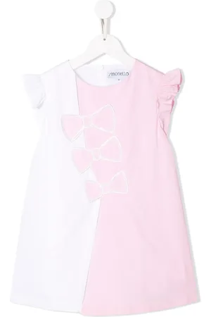 Simonetta Vestido con lazos estampados