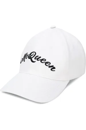 Alexander McQueen Gorra de béisbol con logo bordado
