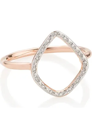Monica Vinader Anillo RP Riva con diamantes