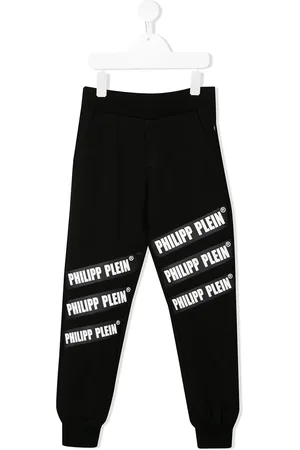 Philipp Plein Pants con logo en contraste