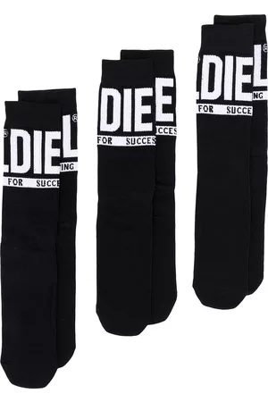 Diesel Juegos de tres pares de calcetines Skm-Ray con logo en jacquard