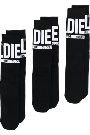 Diesel Juegos de tres pares de calcetines Skm-Ray con logo en jacquard