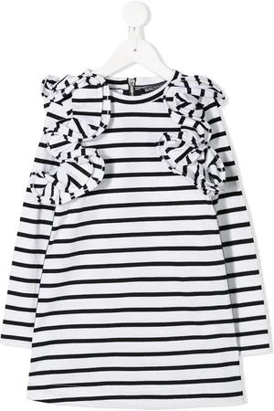 Balmain Vestido a rayas
