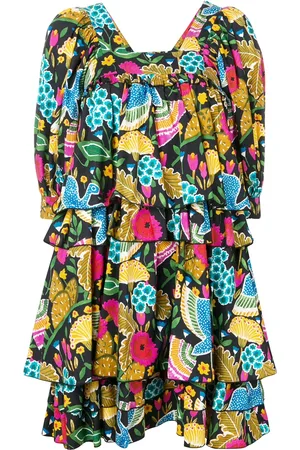 La DoubleJ Vestido con estampado Colombo Grande