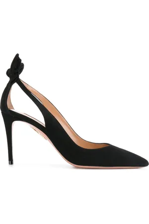 Aquazzura Zapatillas Bow Tie con tacón de 85mm