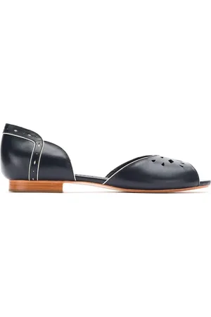 Sarah Chofakian Flats de cuero