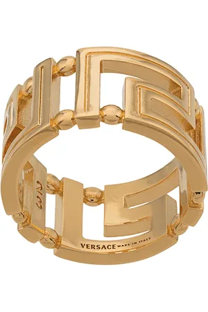 VERSACE Anillo con motivo Greca
