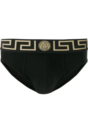 VERSACE Calzones Greca Border