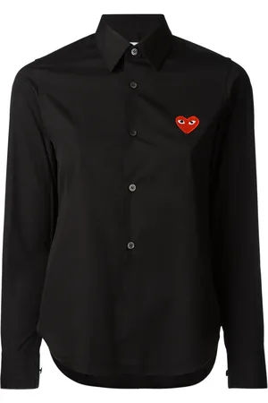Comme des Garçons Camisa con corazón bordado